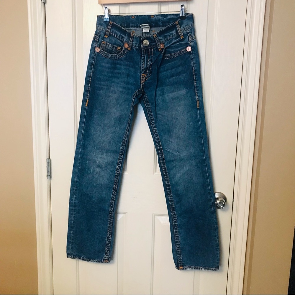 True Religion Womens Blue Jeans size 32